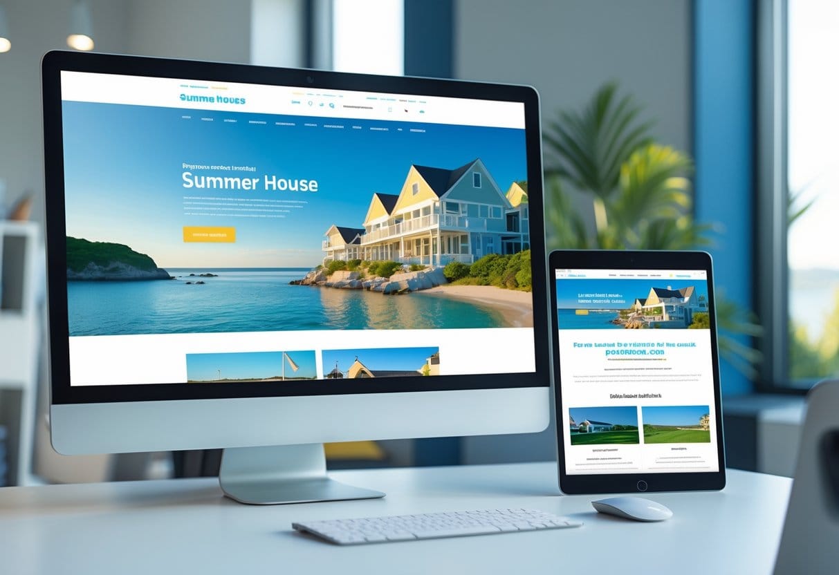 Professionel hjemmeside til en sommerhusudlejer